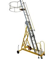 Model No. SP100 Aluminium Tanker Ladder for Industrial Vehicle and Tank Access Use, Professional Safety Ladder for Maintenance, Inspection, Loading Operations and Everyday Working Tasks 